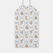 Lentetuinfeest Pastel Bloem Bruidsdouche Cadeaulabel (Achterkant)