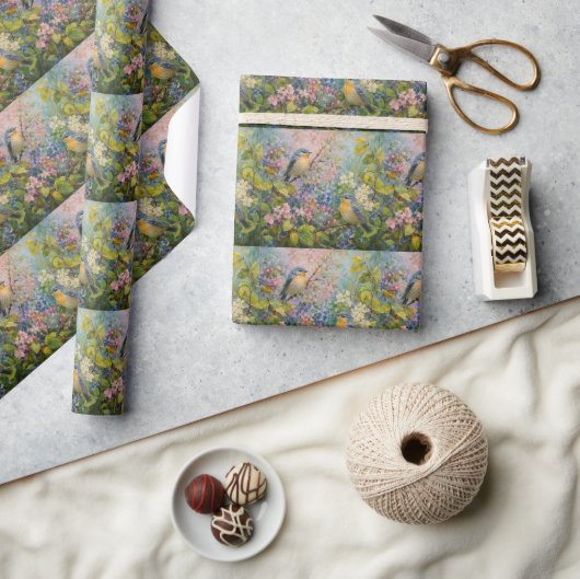Lentetuinsymfonie Cadeaupapier (Crafts)
