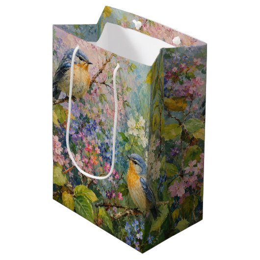 Lentetuinsymfonie Medium Cadeauzakje (Voorkant Gekanteld)