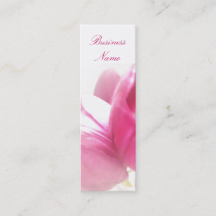 Lentetulpen bladwijzer visitekaartjes