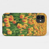 Lentetulpen bloeien voor oude schuur. Case-Mate iPhone case (Achterkant (horizontaal))