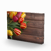Lentetulpen voor Valentijnsdag Fotoblokken (Rechts)