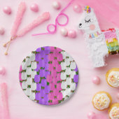 lentetulpenveld papieren bordje (Feest)