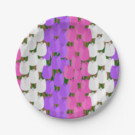 lentetulpenveld papieren bordje