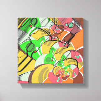 lentevakantie canvas afdruk