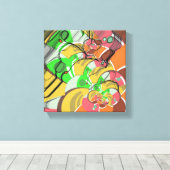 lentevakantie canvas afdruk (Insitu (Houten vloer))