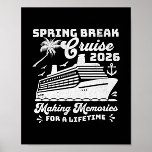 Lentevakantie Cruise 2026 Overeenkomen Familie Gro Poster
