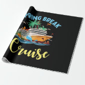 Lentevakantie Cruise Cadeaupapier (Uitgerold)