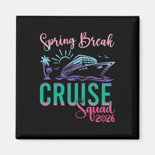 Lentevakantie Cruise Squad 2026 Familie Trip Vakan Magneet