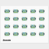 Lentevakantie Fun Design Ronde Sticker (Vel)
