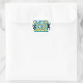Lentevakantie Fun Design Ronde Sticker (Tas)