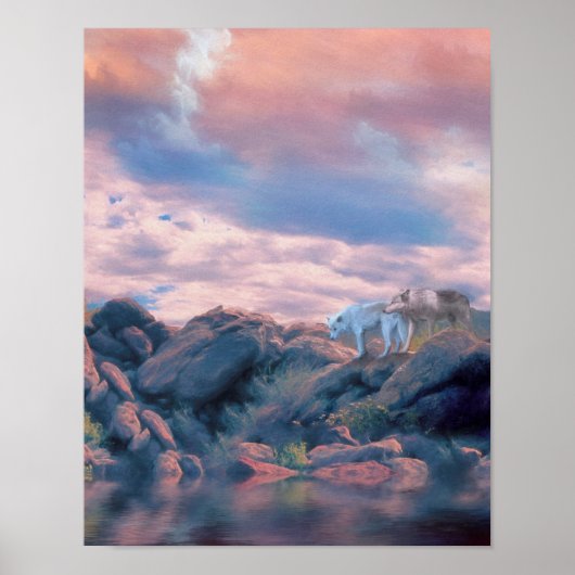 Lentevakantie voor wolven poster (Voorkant)