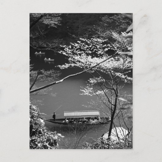 Lentevaren in Arashiyama Briefkaart (Voorkant)