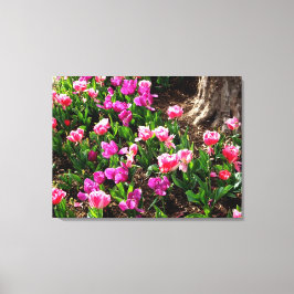 'Lenteveld' Canvasprint met Wikkelrand Canvas Afdruk
