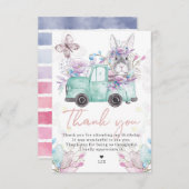 lenteverjaardag bedankkaart (Voorkant / Achterkant)