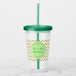 lenteviendringbloesem en appels acryl drinkbeker