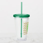 lenteviendringbloesem en appels acryl drinkbeker (Rechts)
