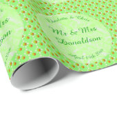 lenteviendringbloesem en appels cadeaupapier (Rol Hoek)