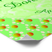  lenteviendringbloesem en appels poster (Hoek)