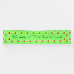 lenteviendringbloesem en appels spandoek