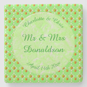 lenteviendringbloesem en appels stenen onderzetter