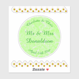  lenteviendringbloesem en appels sticker