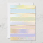 Lenteviering Bubbles en Brunch Uitnodiging (Achterkant)