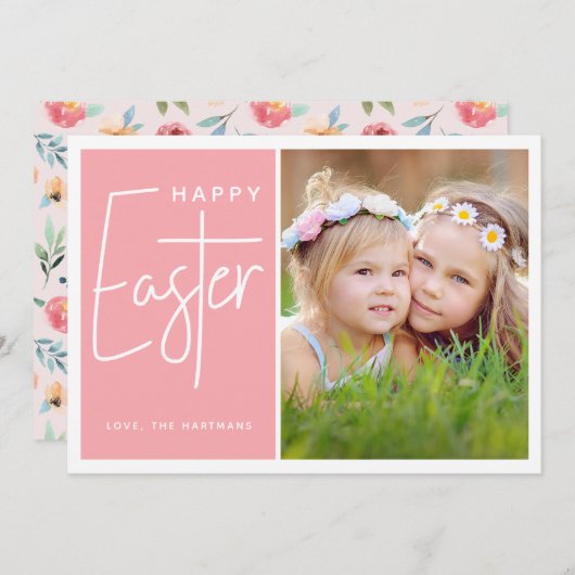 lentevlieg | Foto Pasen Kaart (Voorkant / Achterkant)