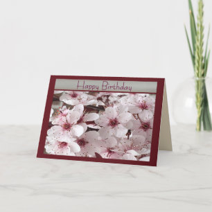 Lentevloerbloemen Birthday Card voor iedereen Kaart