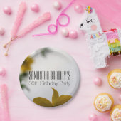 Lentevloeren 30e verjaardag Borden op papier Papieren Bordje (Feest)