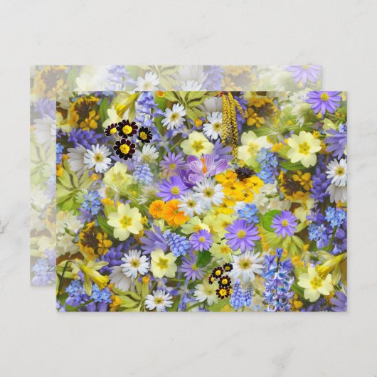  lentevloeren briefkaart (Voorkant / Achterkant)