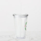 lentevloeren, met maaswijdte acryl drinkbeker (Rechts)