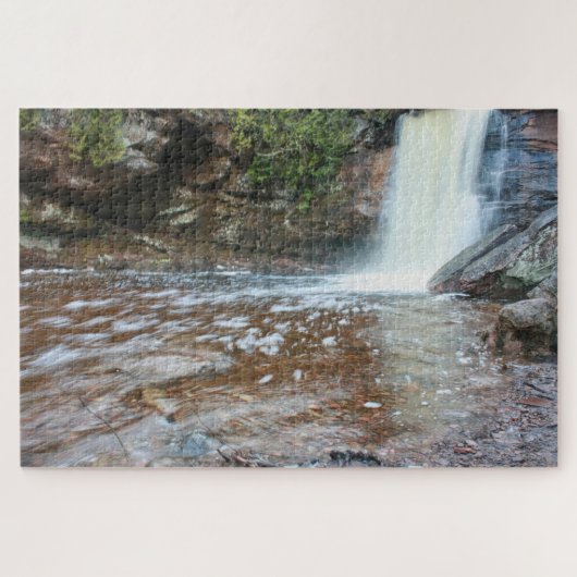 Lentevoerstroom bij Hungarian Falls – Upper Penins Legpuzzel (Horizontaal)