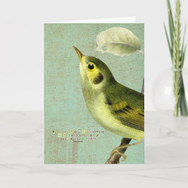 Lentevogel, Verjaardag Kaart