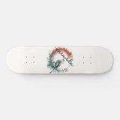 lentevogelbloem persoonlijk skateboard (Horizontaal)