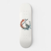 lentevogelbloem persoonlijk skateboard (Voorkant)