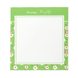 Lenteweide Whimsy bloemencollectie Notitieblok