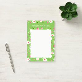 Lenteweide Whimsy bloemencollectie Post-it® Notes