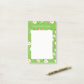 Lenteweide Whimsy bloemencollectie Post-it® Notes (Op bureau)