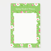 Lenteweide Whimsy bloemencollectie Post-it® Notes (Voorkant)
