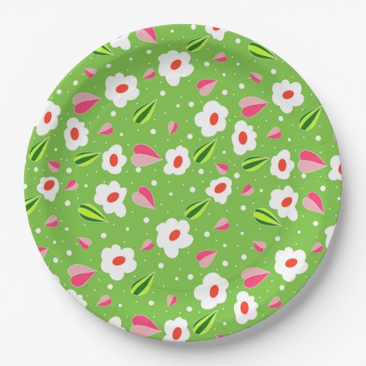 Lenteweide Whimsy Papieren Bordje (Voorkant)