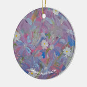 Lentewonderlandornament Keramisch Ornament (Links)