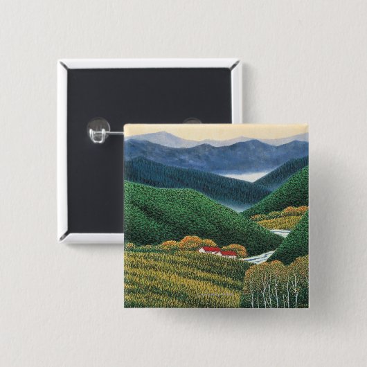 Lentgebergte Vierkante Button 5,1 Cm (Voorkant /achterkant)