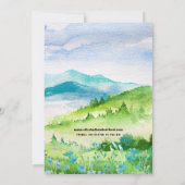 Lentgebergte | Wildbloemen Lijst Fotobruiloft Save The Date (Achterkant)