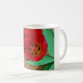 Lentgele en rode tulp koffiemok (Voorkant rechts)