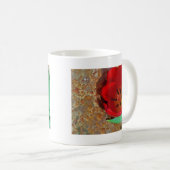 Lentgele en rode tulp koffiemok (Voorkant rechts)