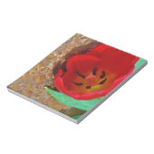 Lentgele en rode tulp notitieblok (Linkerzijde)