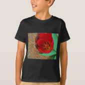 Lentgele en rode tulp t-shirt (Voorkant)