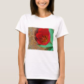 Lentgele en rode tulp t-shirt (Voorkant)
