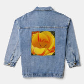 Lentgele tulpen denim jacket (Achterkant)